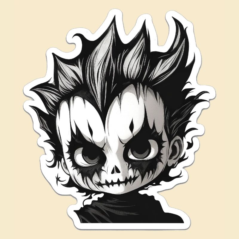 Spiky Skull Chibi