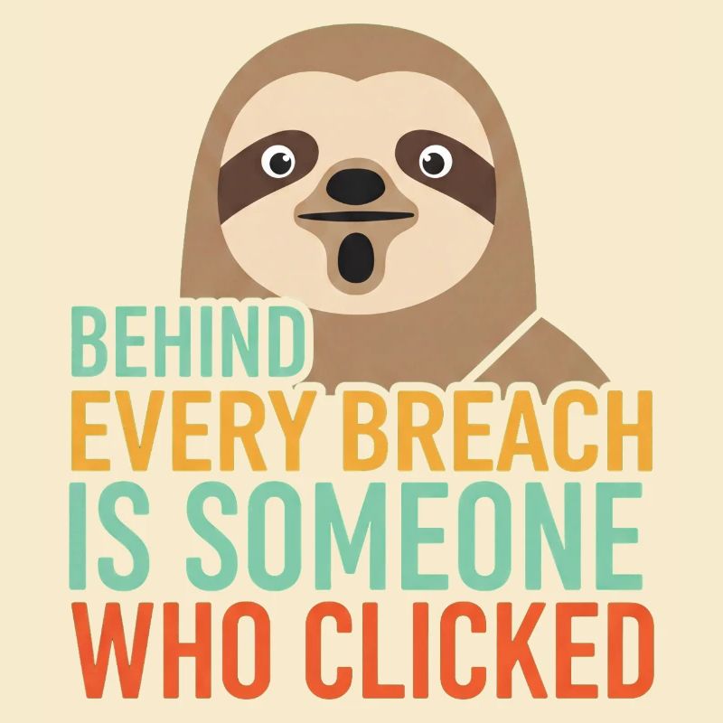 Behind Every Breach Sloth IT Security