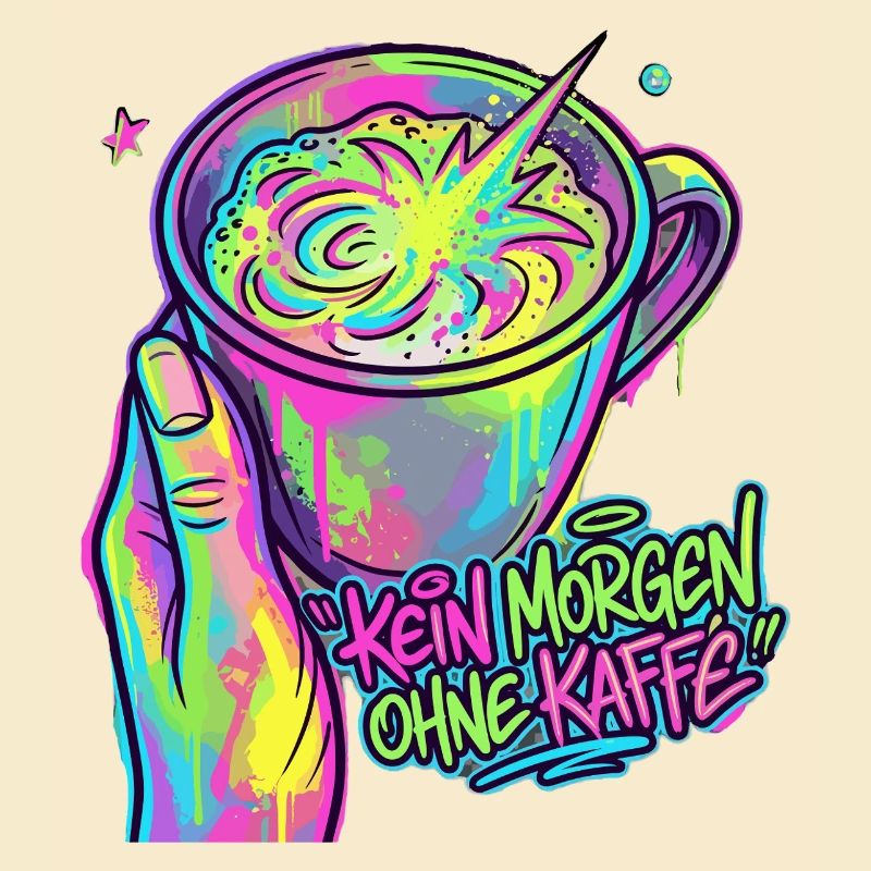 Kaffee Neon Splash – Morgenkick