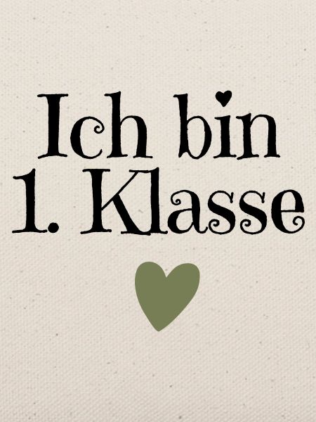 Ich bin 1 Klasse