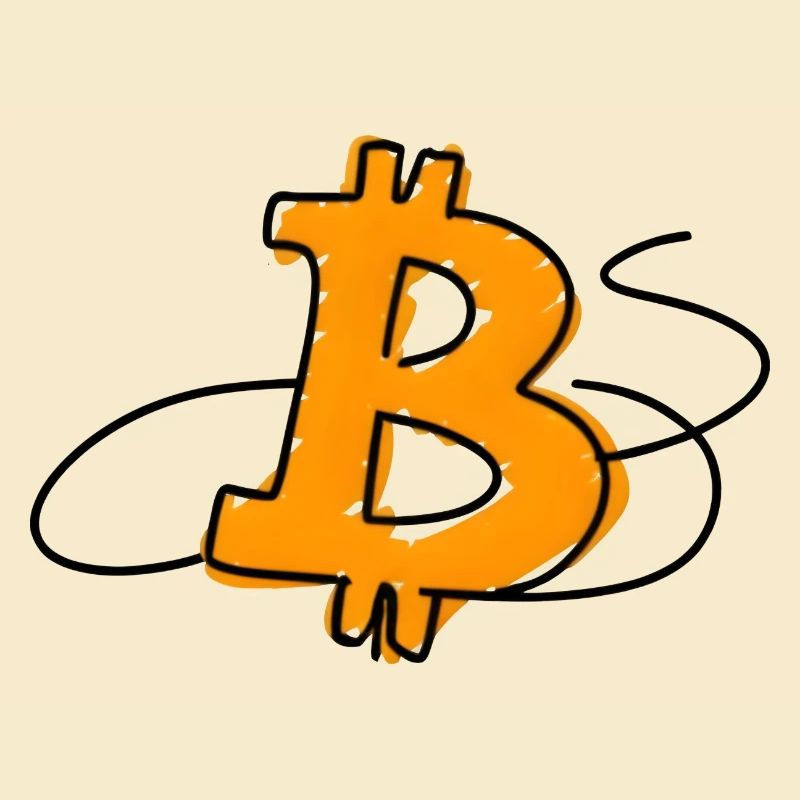 Bitcoin Minimalist Logo
