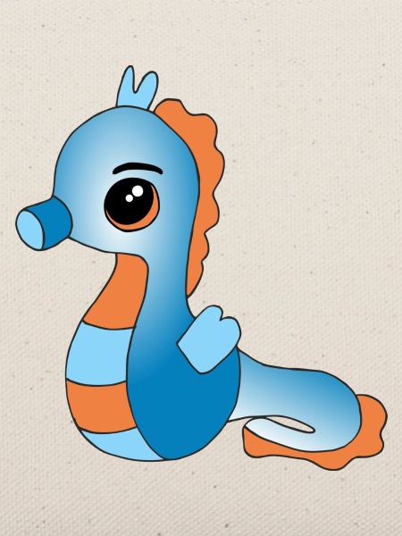 Knuffiges Seepferdchen