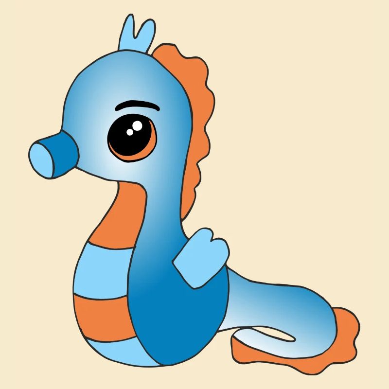Knuffiges Seepferdchen