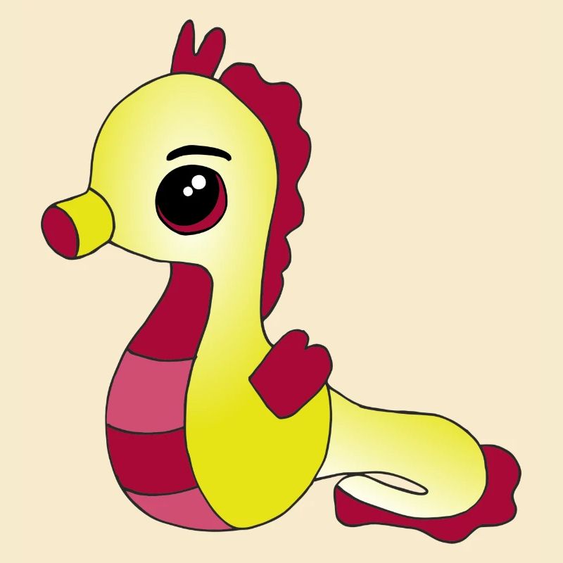 Knuffiges Seepferdchen
