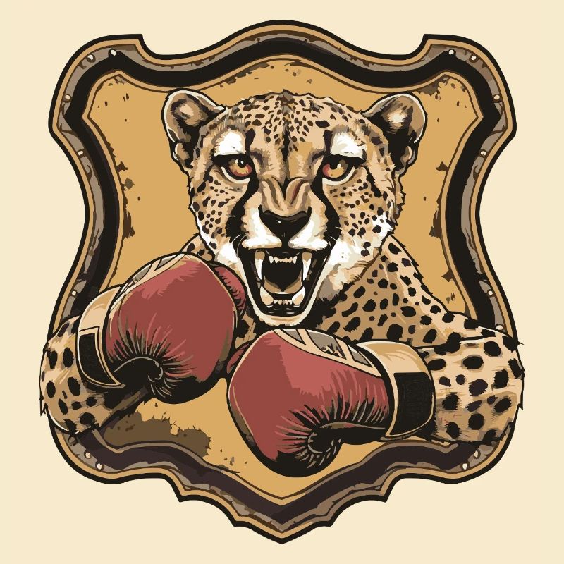 Cheetah Boxer MMA Logo