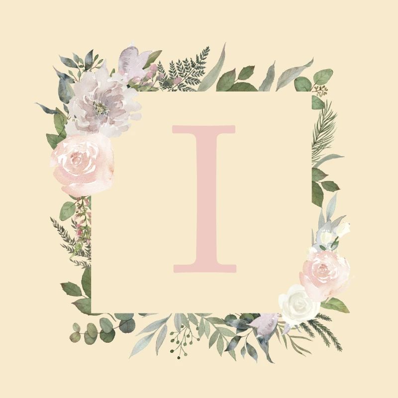 I Monogram Eucalyptus Boho