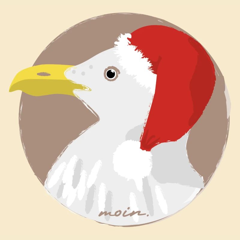 Möwe Weihnachtsmütze