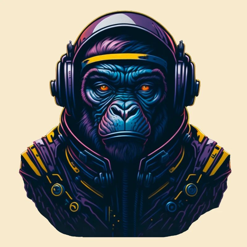 Gorille Astronaute Singe