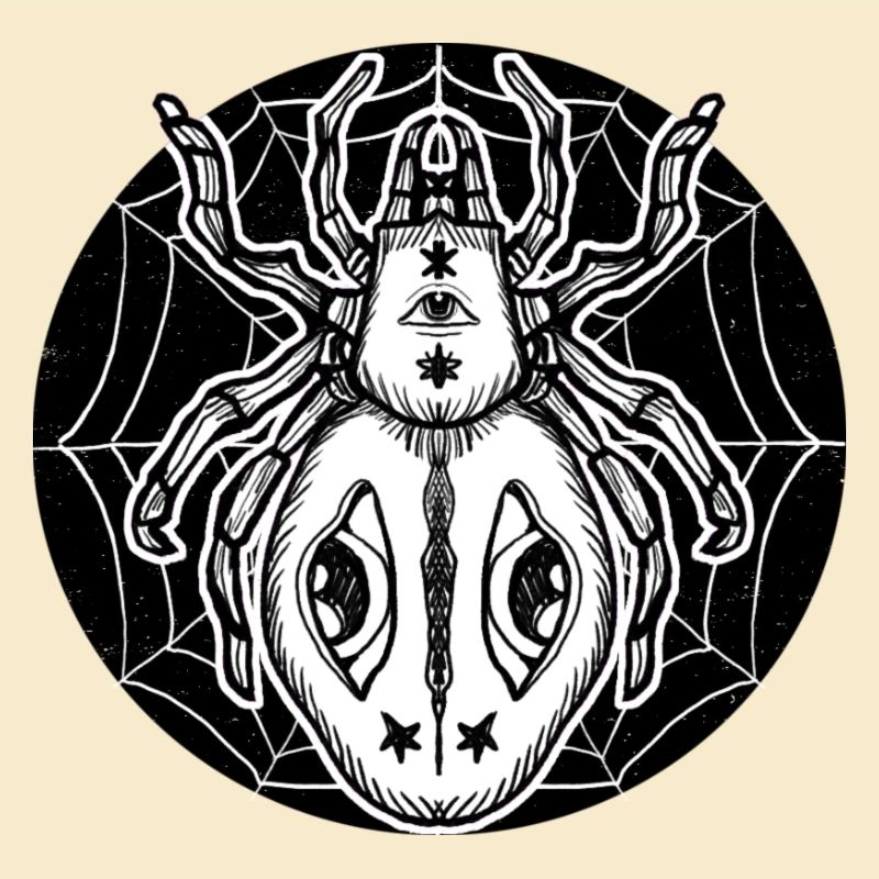 Spinne aus Tinte
