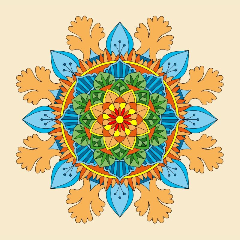 Blumen Mandala