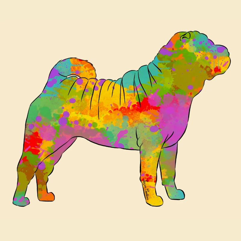 Shar Pei Multicolore