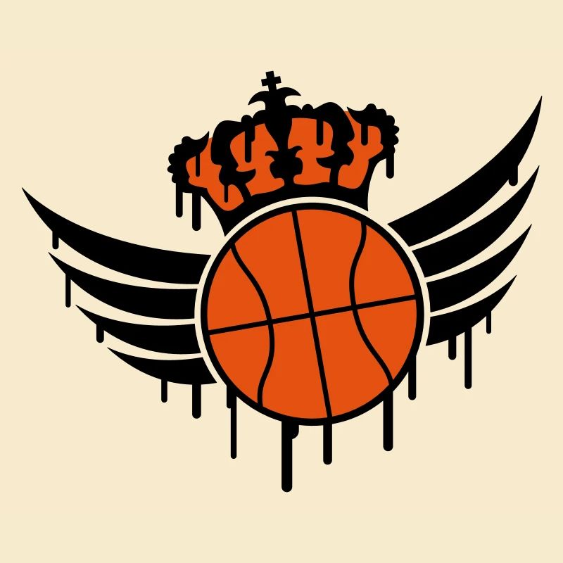 Basketball Blazon Logo Graffiti