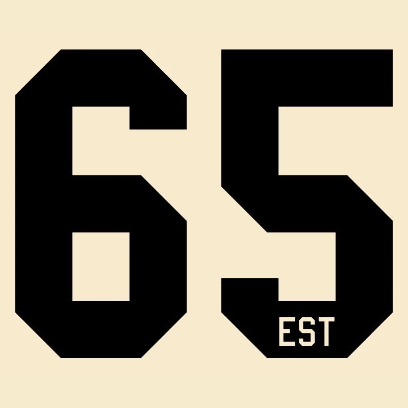 Design numéroté 65 – Typographie en bloc EST