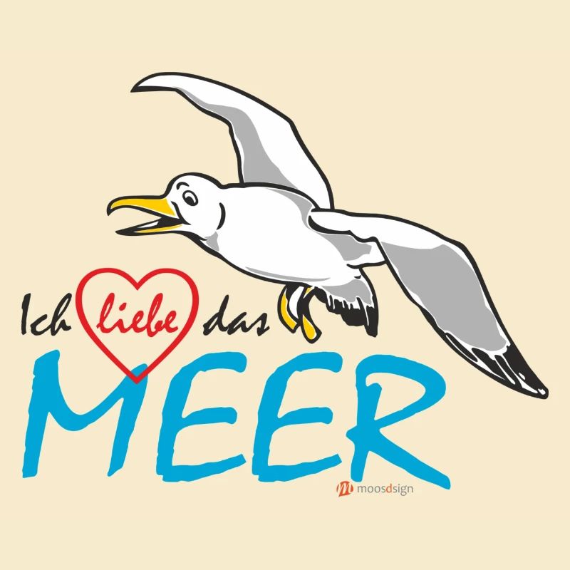 Möwe, Ich liebe das Meer