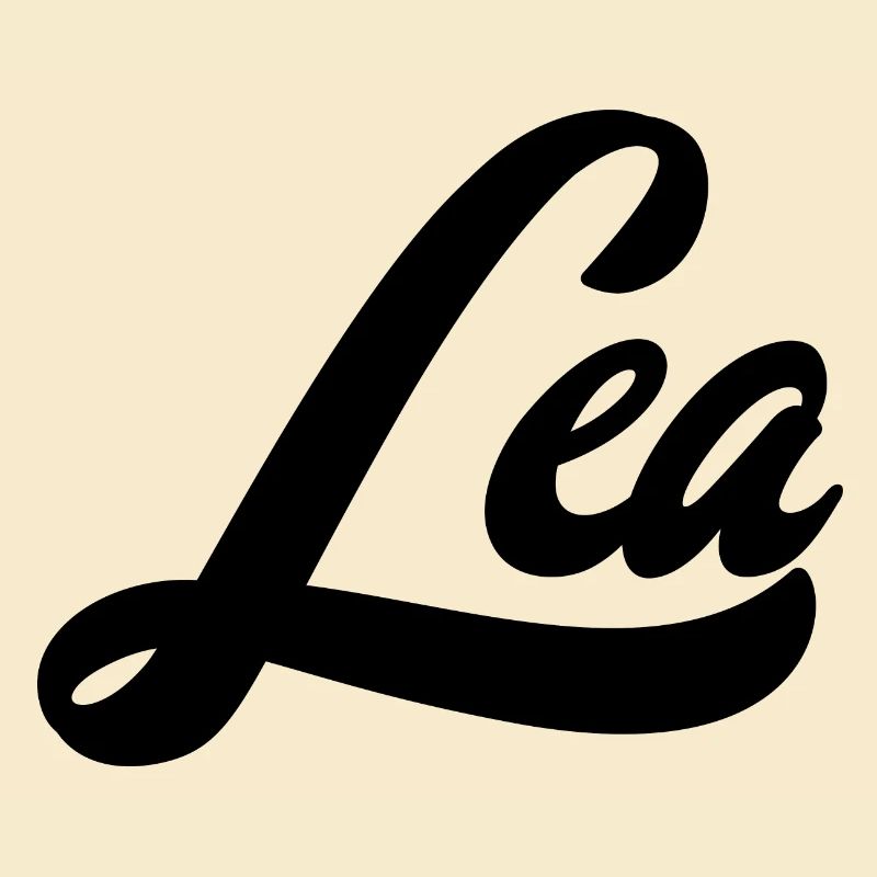 Lea Nom Abstrait Couleur Explosion Art Design