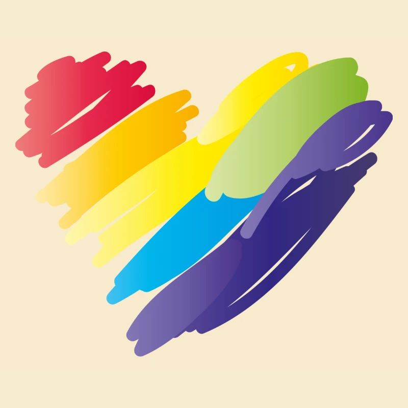 herz rainbow