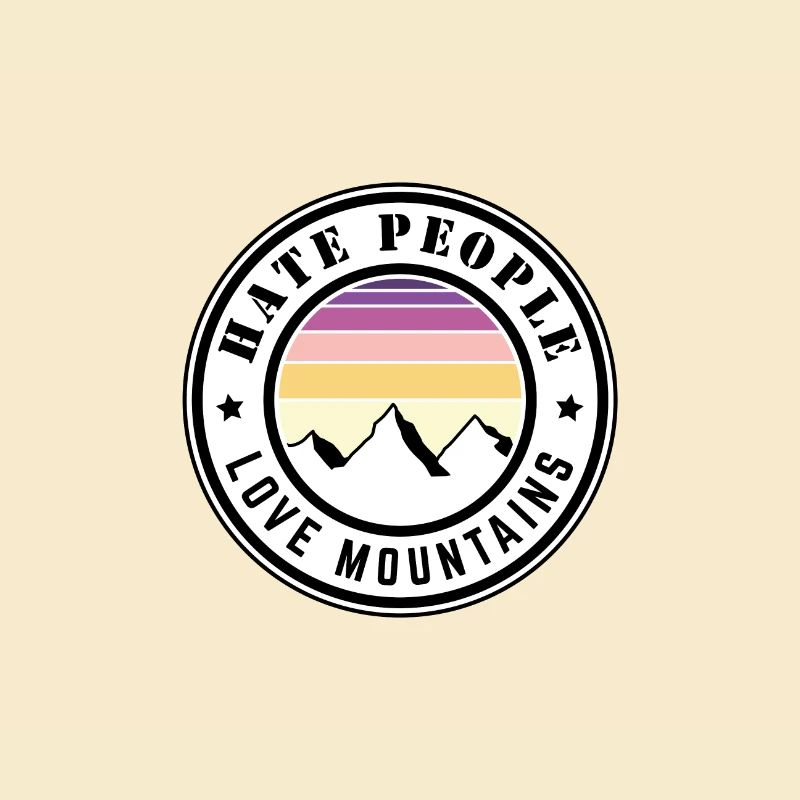 Hate people love mountains