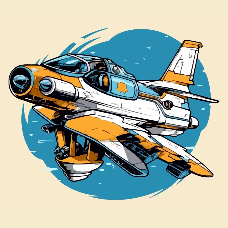 Wütendes Vulkanflugzeug