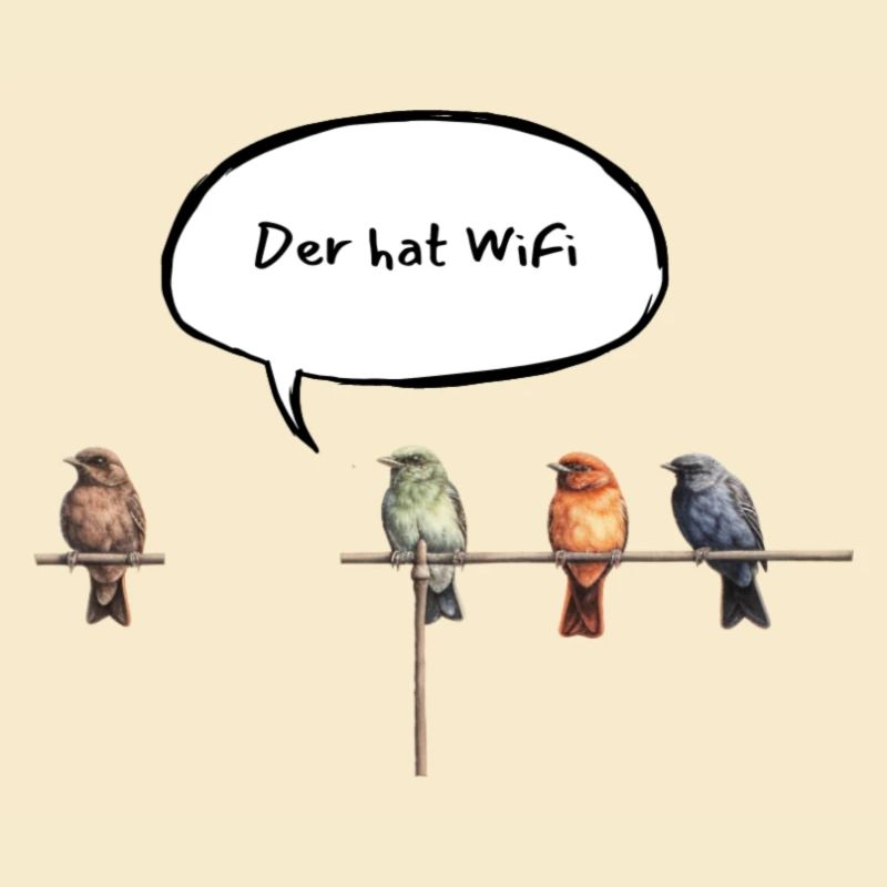 Der hat WiFi - Deutsch