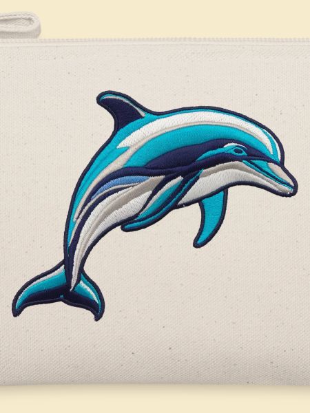 Gestickter Delfin