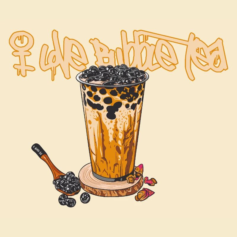 Bubble Tea // Illustration