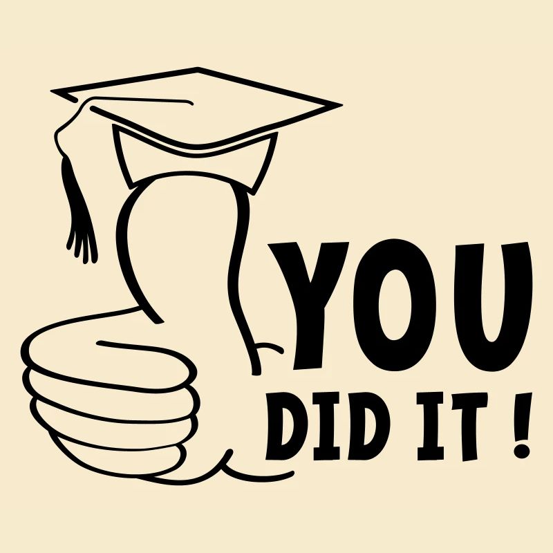 You either passed or you passed it, diploma.