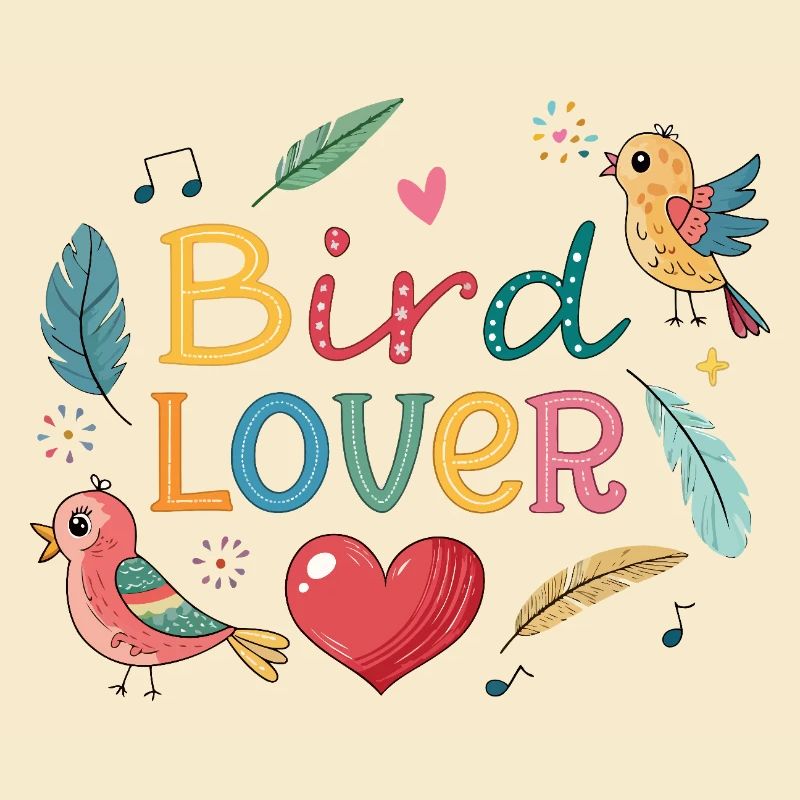 Buntes Passionsvogel-Design