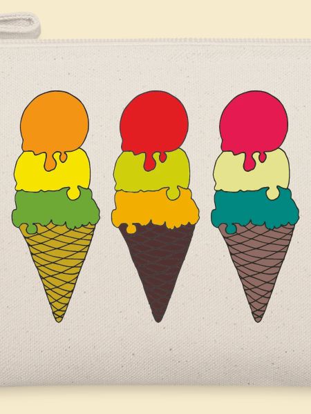 Bunte Eistüten Illustration