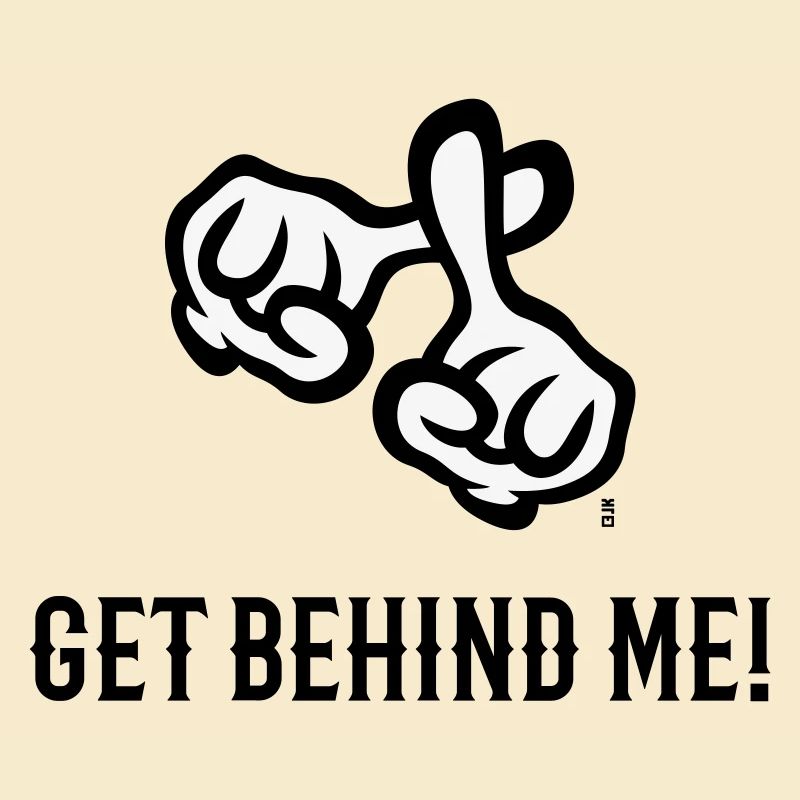 Get Behind Me! (Cross / Bible / Religion / 2C)
