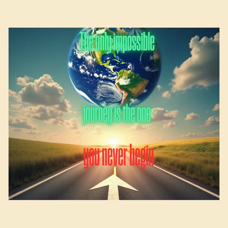 Seul le voyage que vous ne commencez pas est impossible