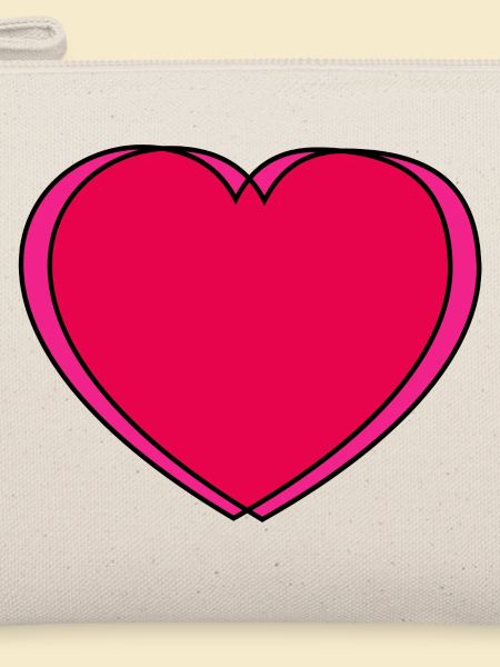 Pop-Art Herz in Pink & Rot