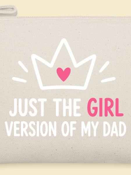 Mädchenversion von Dad Crown Tee