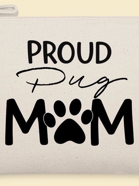 Stolze Puggy Mutter, Mops