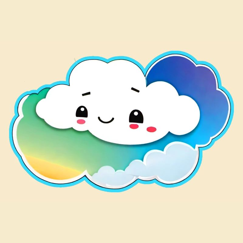 Niedliche Wolke