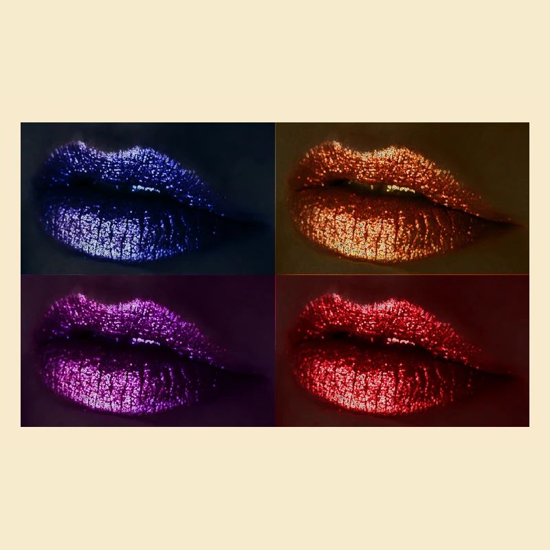 Glitzer Lippen dark