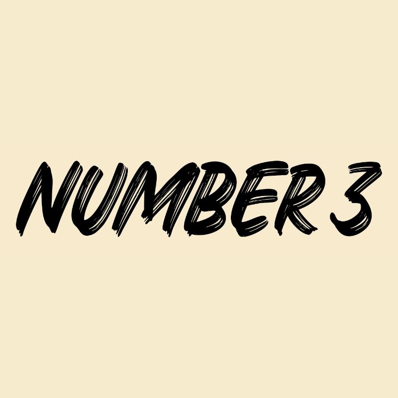 Number 3 - three - third - third - 3 - number 3