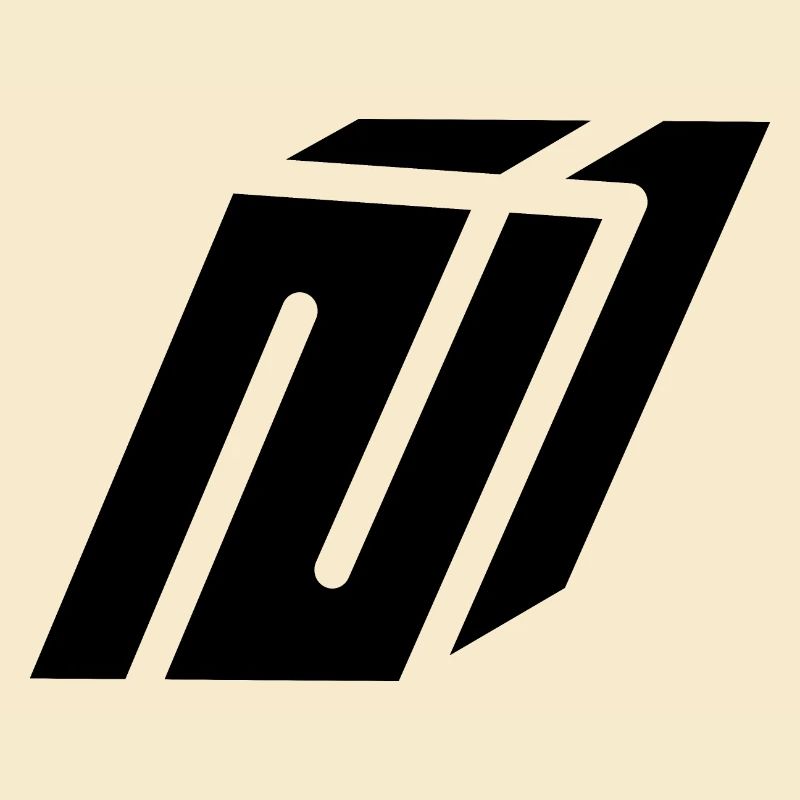 Abstract N Buchstabe