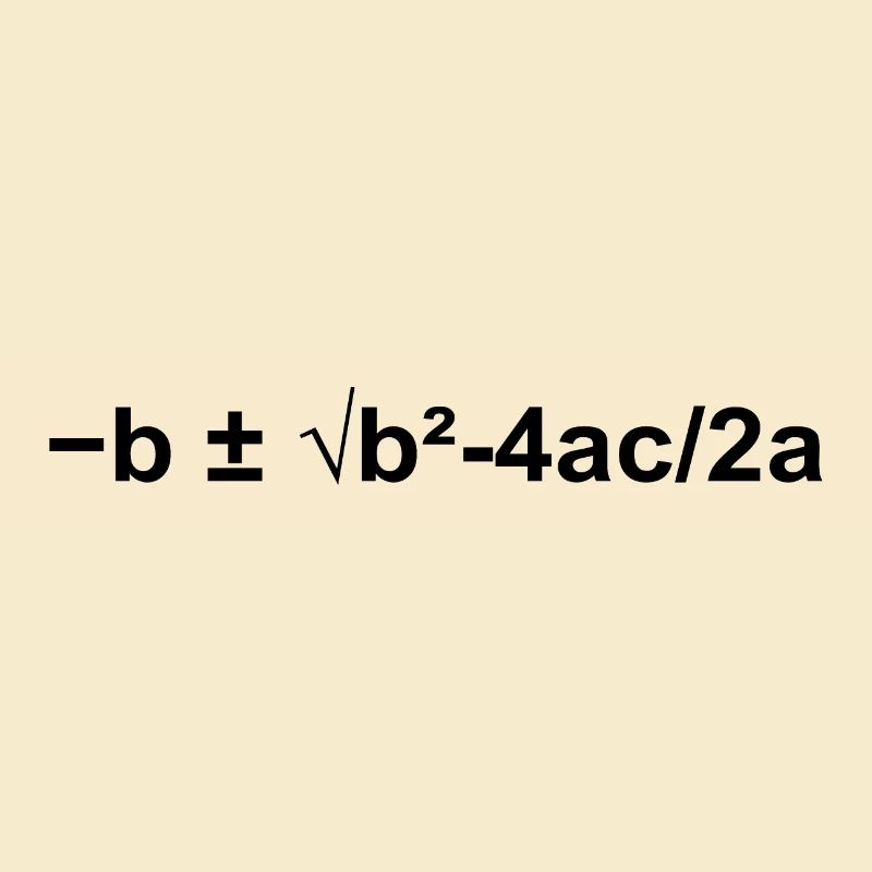 Quadratic Formula Math Mathematical Physics