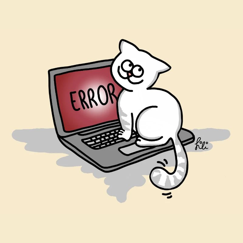 Chat sur le clavier ERREUR – IT Homeoffice Gaming