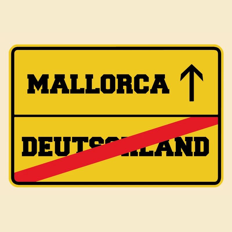 Mallorca Ortsschild