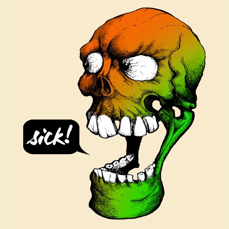 Psychedelic Skull