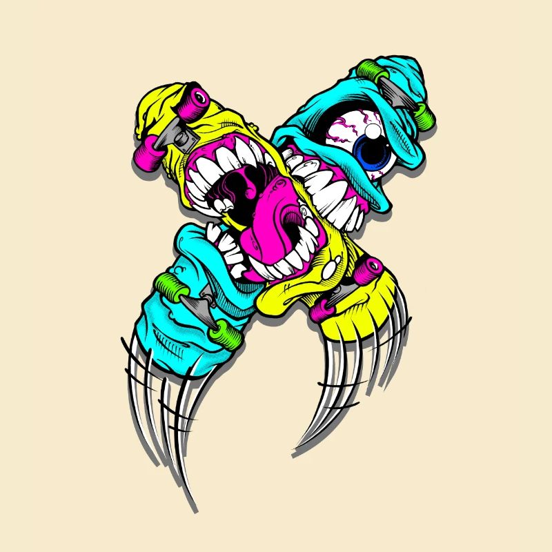 Skateboard Monsters