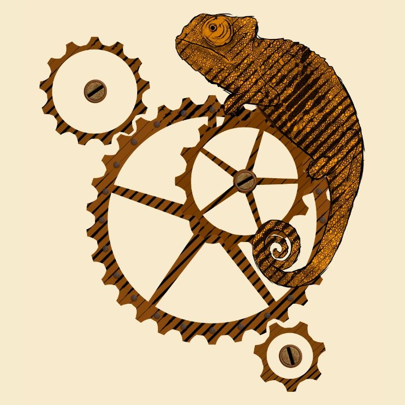 Steampunk Chameleon