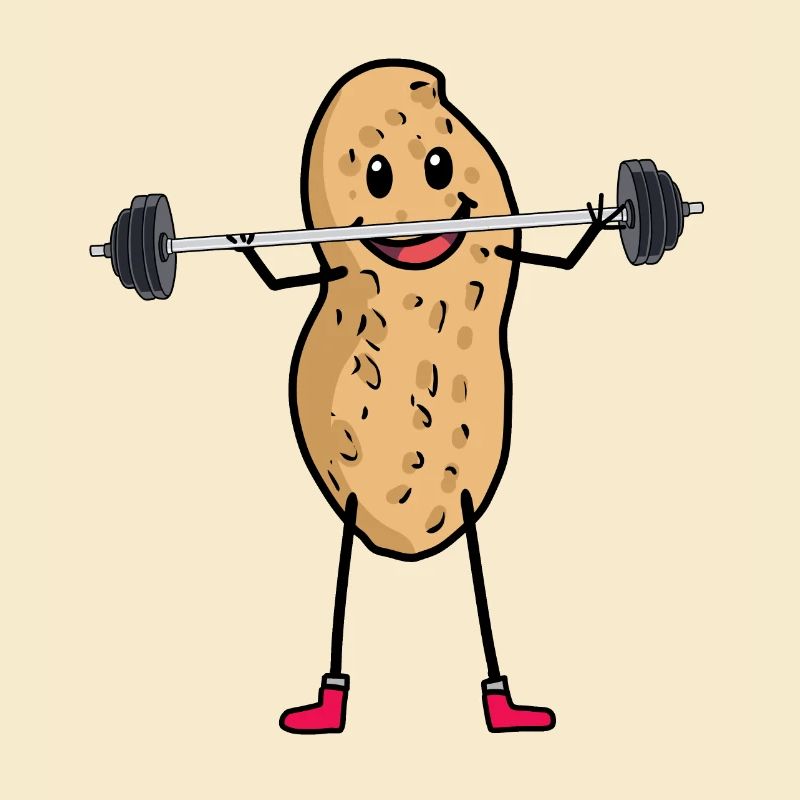 Peanut Peanuts Bodybuilder Sports