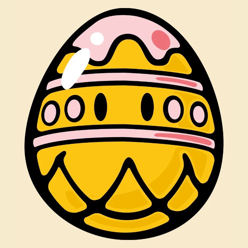 Smiley Easter Egg
