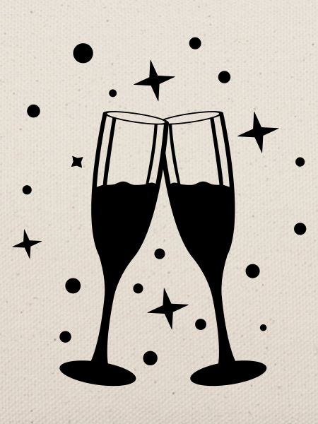 sekt anstossen design