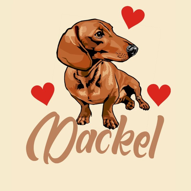 Dackel mit Herzen :-)