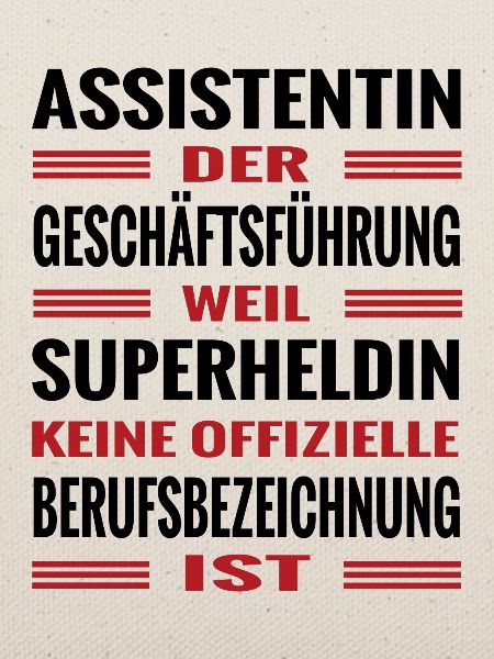 Assistentin der Geschäftsführung