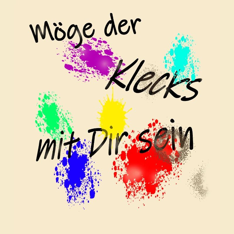 Möge der Klecks mit Dir sein für hell