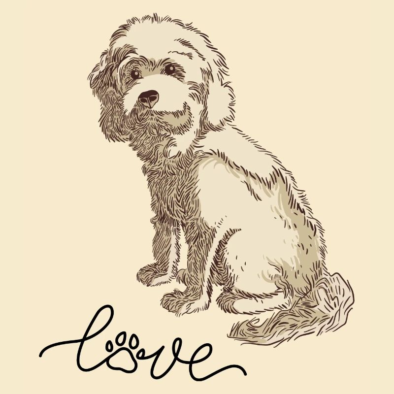 Cockapoo Cocker Spaniel Caniche Caniche miniature amour de chien